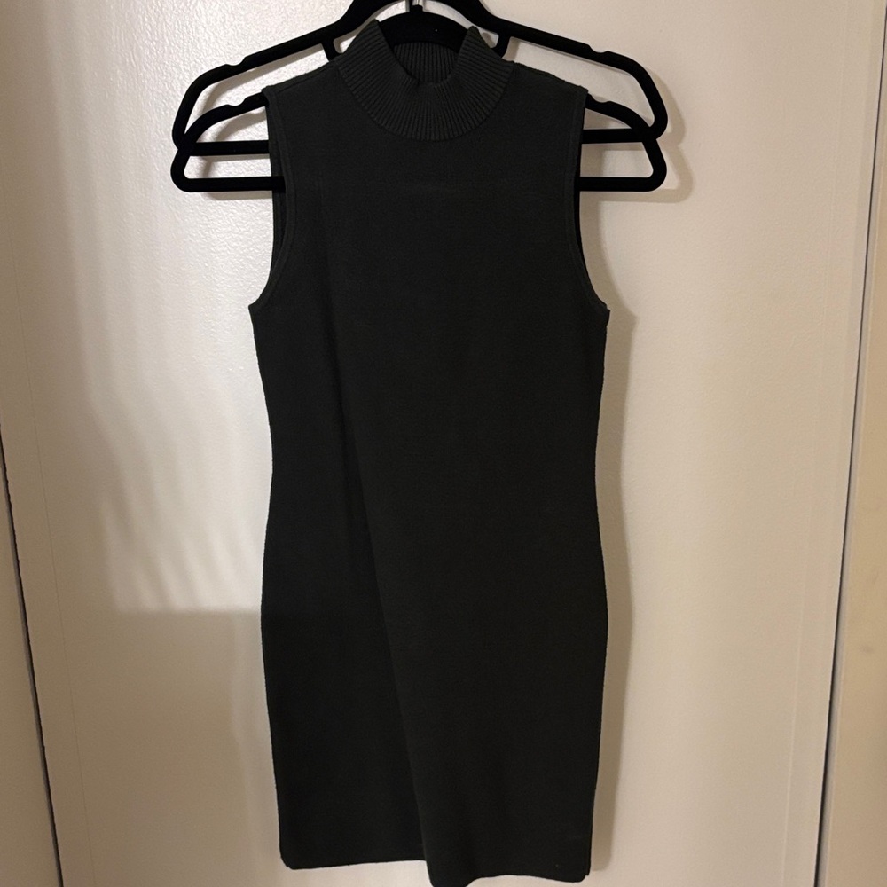 Bar III Black Sleeveless Mini Dress
